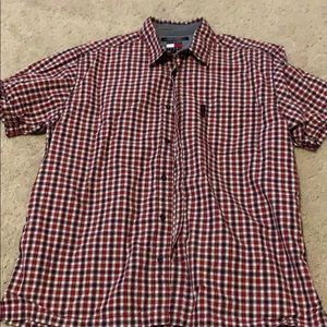 Plaid button up shirt